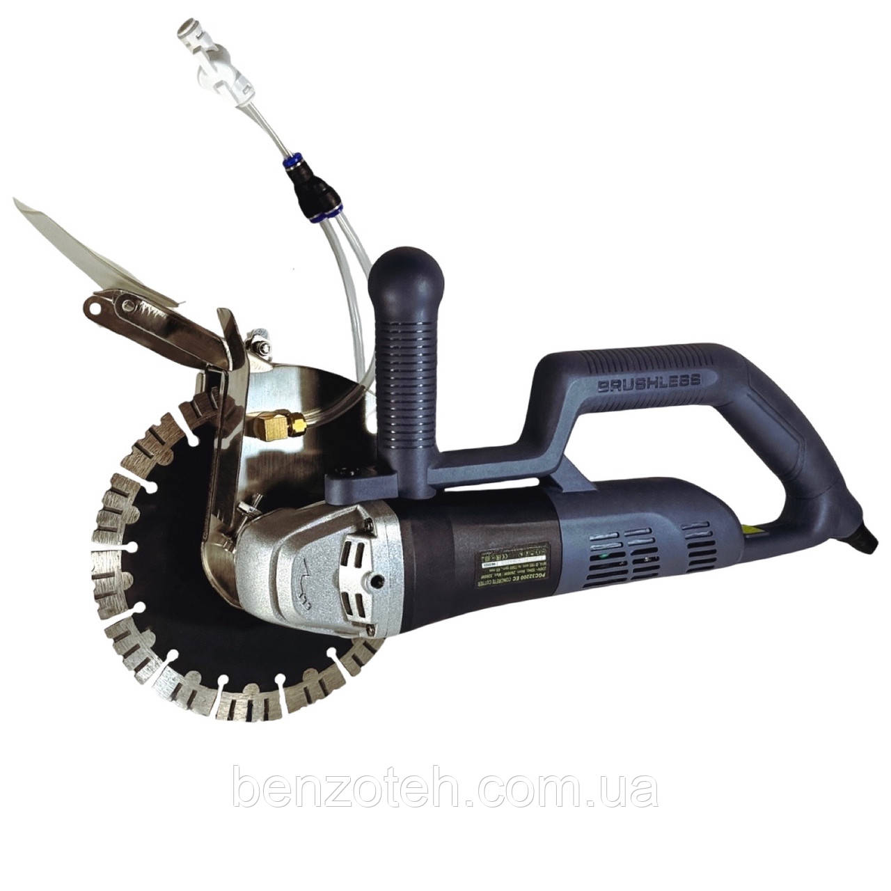 Штроборез-бетоноріз безщітковий TITAN PGC32200 EC для каменю з подачею води, фото 1