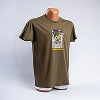 Acropolis Футболка для рибалки з принтом "ЩУКА" ОФР-5 (хакі). Розміри S, M, L, XL, XXL