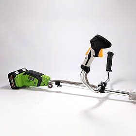 Акумуляторна коса Procraft ATA40/2 (2 АКБ та ЗП) велосипедна ручка. Тример для скошування трави
