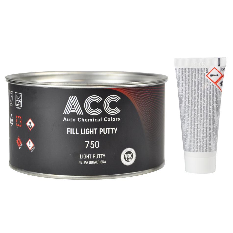 Легка шпаклівка ACC Fill Light 750 1 л жовта, фото 1