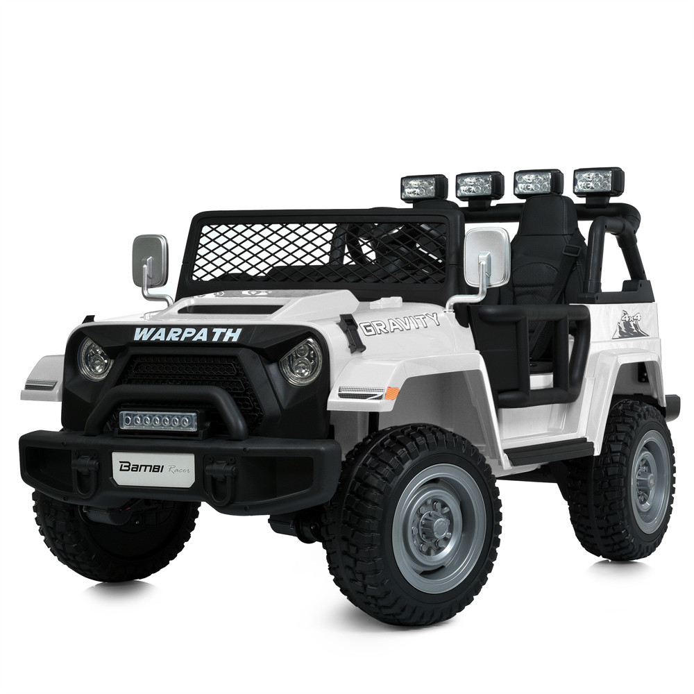 Електромобіль дитячий двомісний машина джип, фото 1