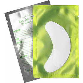 Гідрогелеві патчі для нарощування та ламінування вій, Зелений