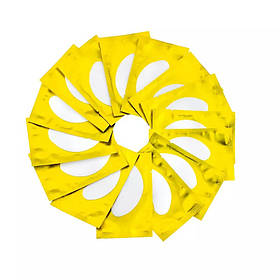 Гідрогелеві патчі для нарощування та ламінування вій, Жовтий