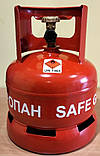 Газовий балон сталевий 4.8 л SAFEGAS Пропан/Бутан, фото 6