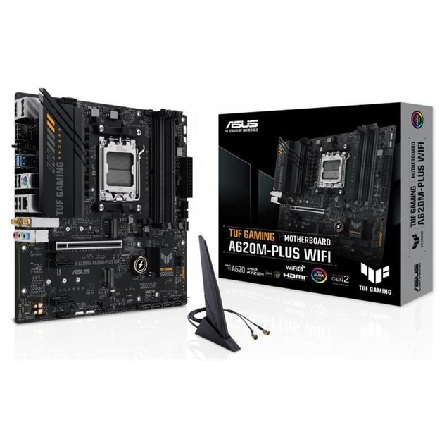 Материнська плата A620M-F GAMING WIFI AM5 DDR 5 2 x DisplayPort; 1 x HDMI 2 4 Wi-Fi micro ATX