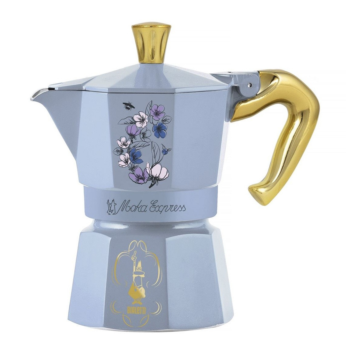 Гейзерна кавоварка Bialetti Moka Express Bridgerton 130 мл. 3 чашки, фото 1