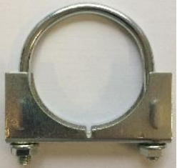 Затискач для труби Ø90мм, обладнання для птахоферми, фото 1