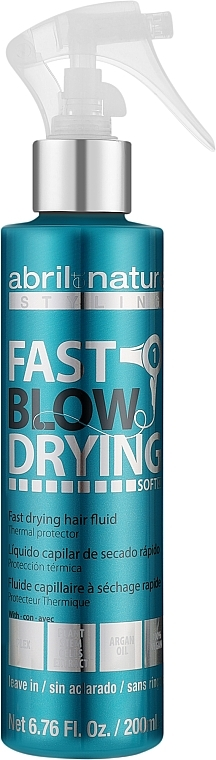 Двофазний спрей для випрямлення волосся Abril et Nature Advanced Styling Curl Fast Blow Drying Fluid 200 мл