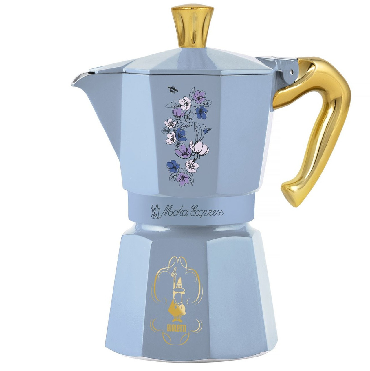 Гейзерна кавоварка Bialetti Moka Express Bridgerton 270 мл. 6 чашок