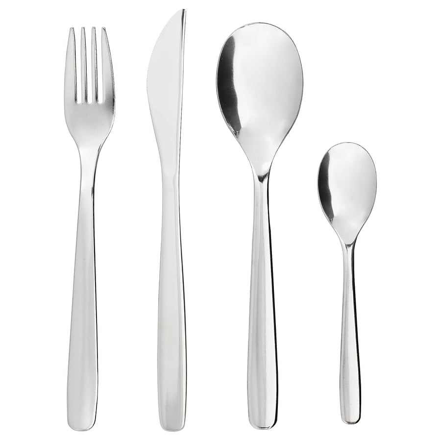Набір столових приборів IKEA MOPSIG (ІКЕА МОПСІГ). 00343003. 16 предметів, фото 1