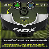 Капа RDX 3w доросла (вік 12+) Black/White, фото 2