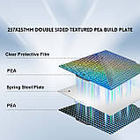 PEA-257 Килимок, що примагнічується, 257 х 257 мм PEA-PEA чорн.-чорн для столу 3D принтера Bambu lab X1; X1C; P1P; P1S; A1, фото 6