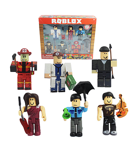 Ігрові фігурки Роблокс 6 шт у коробці, набір фігурок іграшка Roblox поліцейський
