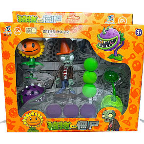 Дитячий набір фігурок Рослини проти Зомбі Фігурки Plants vs Zombies у коробці Соняшник