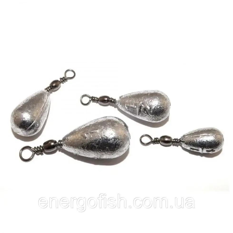 Грузило Крапля з вертлюгом 40г, фото 1