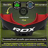 Капа RDX 3w доросла (вік 12+) Black/Red, фото 2