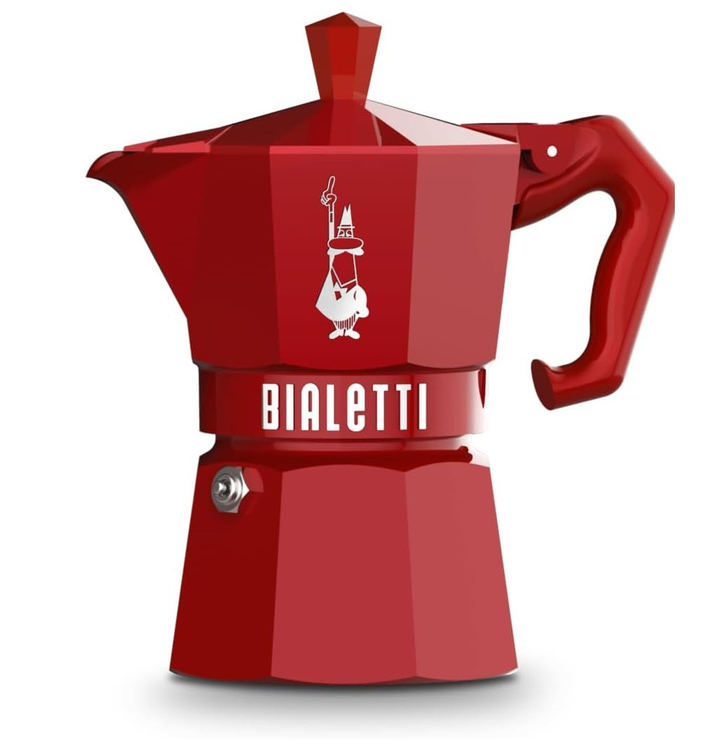 Гейзерна кавоварка Bialetti Moka Exclusive 130 мл. 3 Red, фото 1