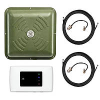 4G комплект для інтернету роутер 4G ZTE MF920U + антена MIMO 2*15 дБм 1700-2700 МГц