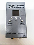 Паяльна станція міні 2в1 HandsKit 8878D (паяльник + фен), 1 дисплей, фото 2