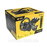 Ігрове кермо з педалями та коробкою передач гоночне кермо для ноутбука Tracer SimRacer 6in1, фото 8