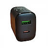 Зарядний пристрій 20W USB + Type-C IMS-C3007 блок живлення Чорний, фото 3