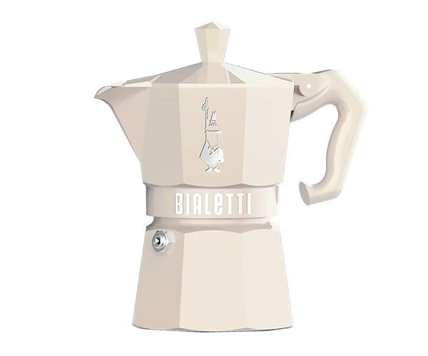 Гейзерна кавоварка Bialetti Moka Exclusive 130 мл. 3 Cream