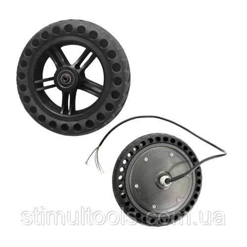 8.5 колесо-мотор для самоката 365 заднє колесо+шина в комплекті HY-30-35, фото 1