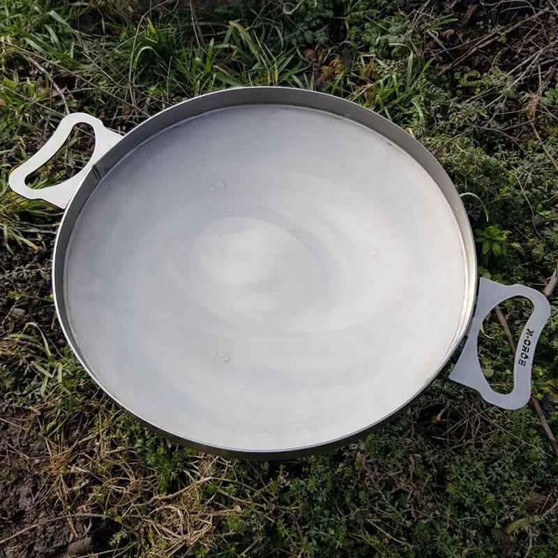Сковорода з диску борони з нержавійки 60 см, фото 1