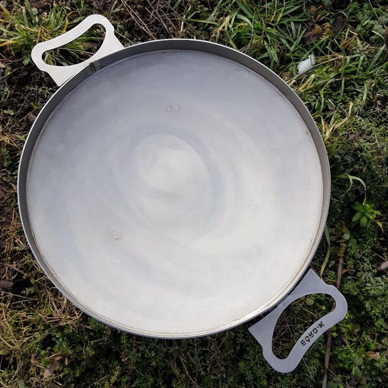 Сковорода з диску борони  з нержавіючої сталі 40 см, фото 1