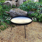 Сковорода з диска борони 60 см,Сковорода для природи ,Садж з диска борони , для смаження картоплі на природі, фото 2