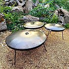 Сковорода з диска борони 60 см,Сковорода для природи ,Садж з диска борони , для смаження картоплі на природі, фото 7