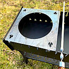 Мангал розбірний високий преміум 8, 10, 12 шампурів 12 шампурів, фото 7