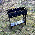 Мангал розбірний високий преміум 8, 10, 12 шампурів 8 шампурів, фото 2