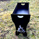 Мангал розбірний високий преміум 8, 10, 12 шампурів 8 шампурів, фото 3