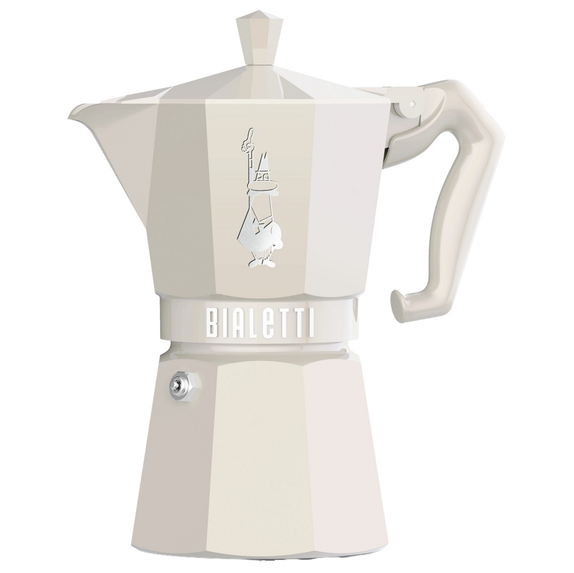 Гейзерна кавоварка Bialetti Moka Exclusive 270 мл. 6 чашок Cream