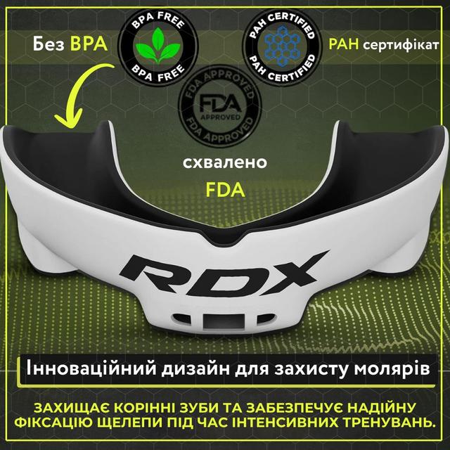 Капа RDX 3w доросла (вік 12+) White/Black 3