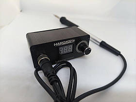 Мініпаяльна станція HandsKit T12C LED дисплей, 72 W, 200-450 °C, DC-12-24 V з блоком живлення