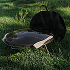 Сковорода з диску борони Ромашка з бортиками 50 см, фото 3