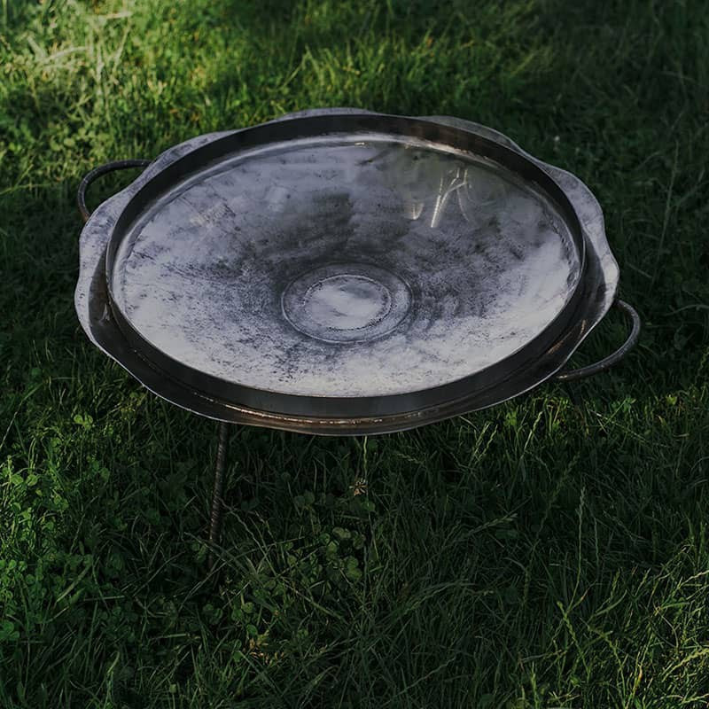 Сковорода з диску борони Ромашка з бортиками 50 см, фото 1