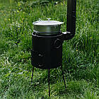 Піч під казан "Універсал" з димарем 30 см + Кришка, фото 9