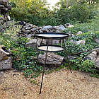 Сковорода з диска САДЖ з розбірними ніжками 40 см + Кришка + Чохол, фото 4