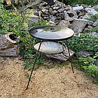 Сковорода з диска САДЖ з розбірними ніжками 40 см + Кришка + Чохол, фото 6