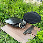 Сковорода з диска САДЖ з розбірними ніжками 50 см, фото 3