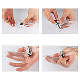 Насадка на палець у вигляді фалоімітатора на батарейках, Рожевий вібростимулятор точки G, Інтимні іграшки, фото 2