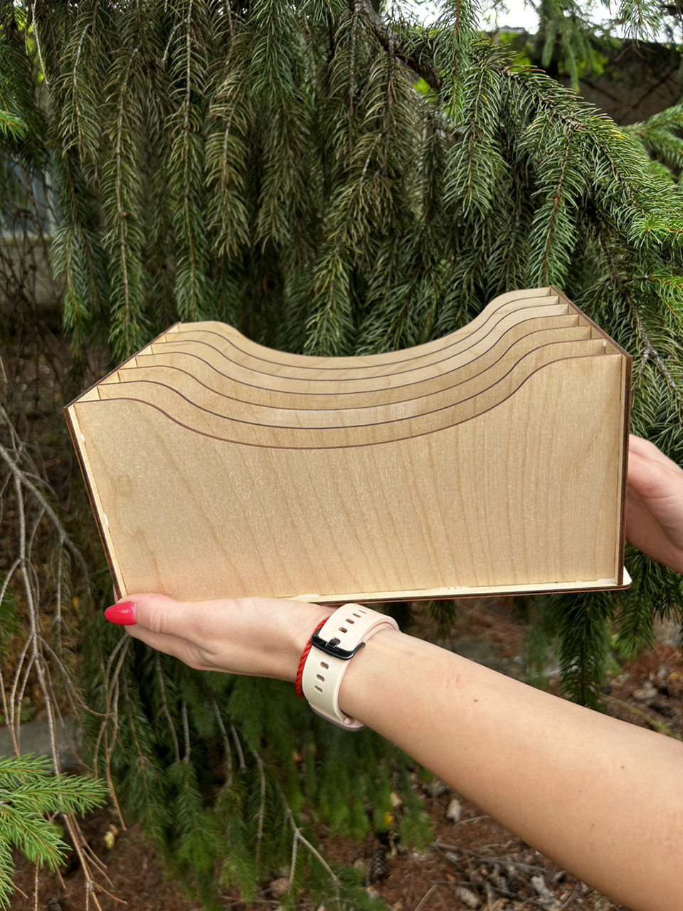 Коробка-органайзер для зберігання планшетів, 6 комірок, фото 1