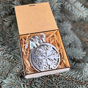 Іграшка на ялинку набір 10 шт. в коробці з малюнком