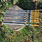 Шампур для люля-кебаб з дерев’яною лакованою ручкою, фото 3