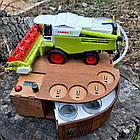 Наливатор для алкоголю Комбайнер автоматичний на 4 чарки з гравіюванням, фото 3