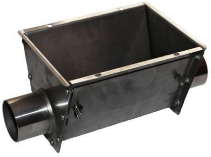 Піддон, Ø90мм, нержавіюча сталь, (без комплектуючих) обладнання для годування свійської птиці та свиней, фото 1