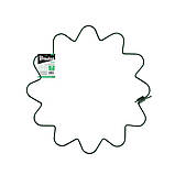 Хвиляста скоба для рослин, сталева, діаметр
25 см, TYRP5F25, фото 3